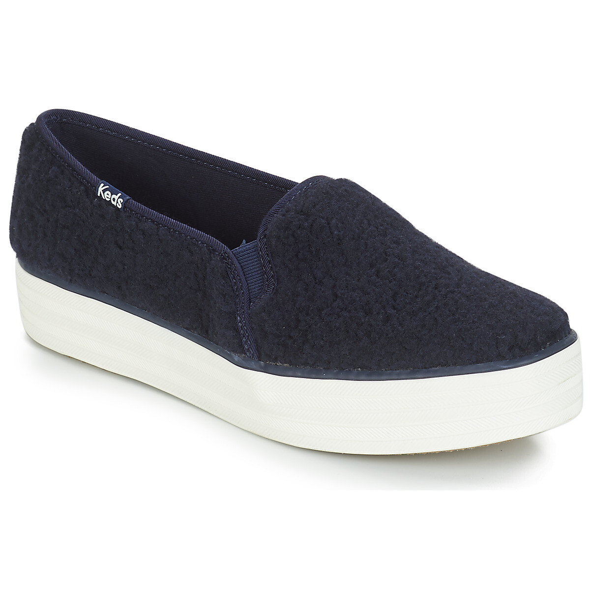 Keds  TRIPLE DECKER FAUX SHEARLING  Modrá