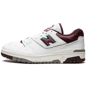 New Balance  550 Burgundy Cyan  Bílá