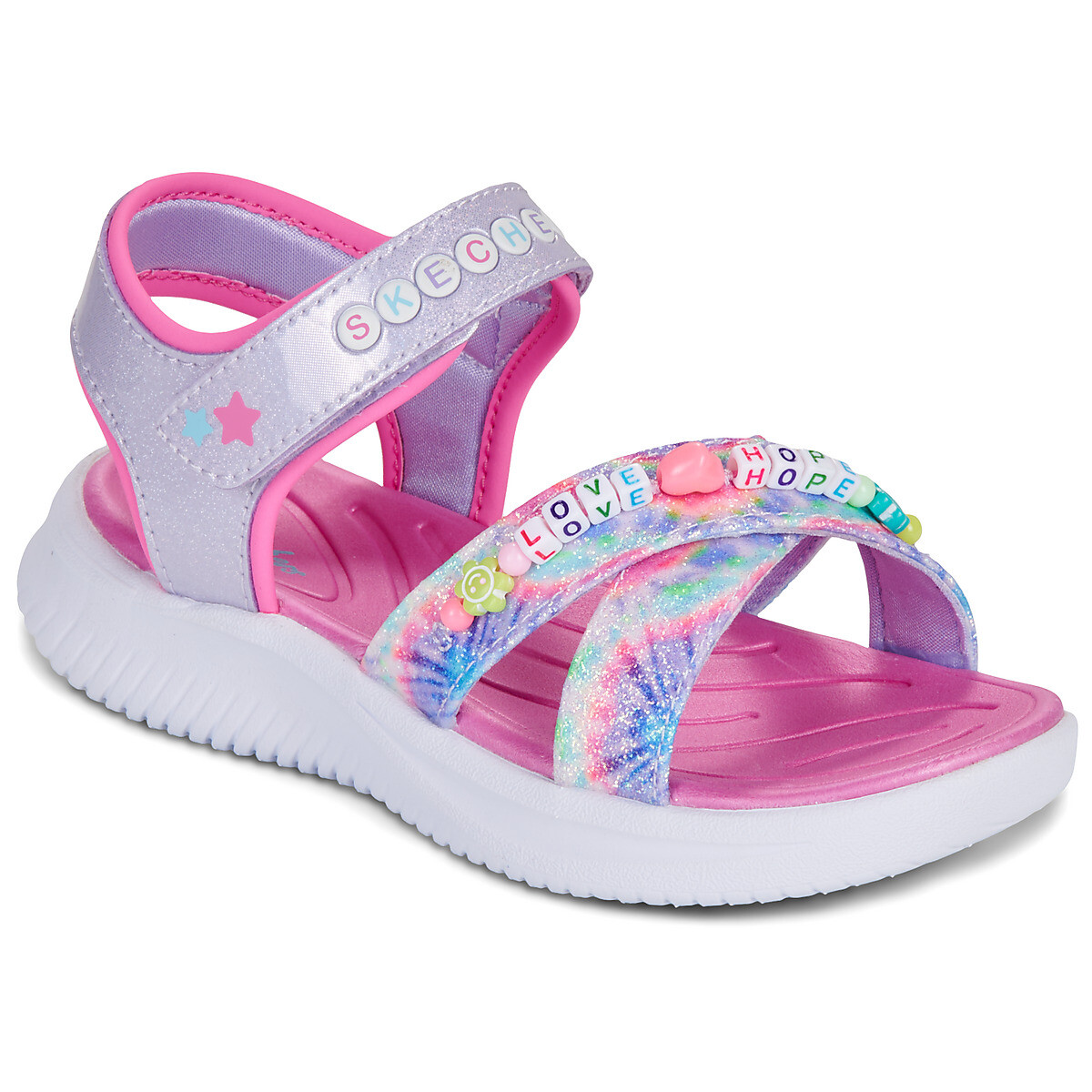 Skechers  JUMPSTERS SANDAL TIE DYE BFFS  Fialová