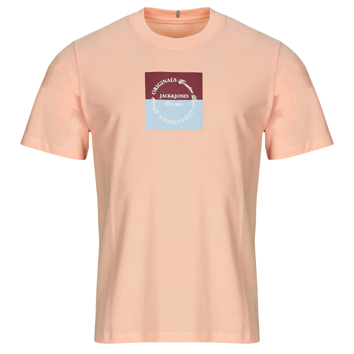 Jack & Jones  JORCATSKILLS SQUARE BRANDING  Růžová