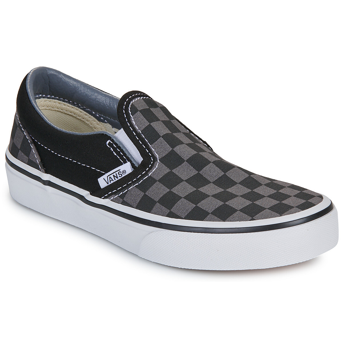 Vans  UY Classic Slip-On (Checkerboard) Blk/Pewter  Černá