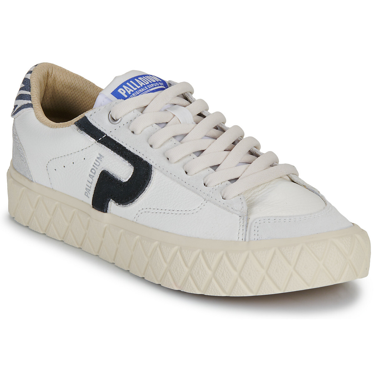 Palladium  PALLA ACE LO MIX LTH  Bílá