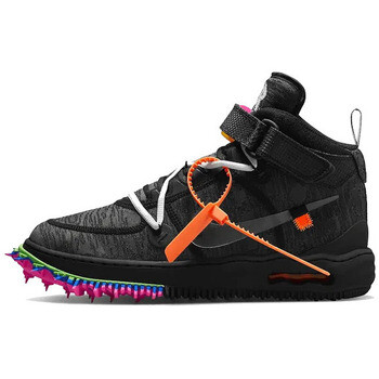 Nike  Air Force 1 Mid Off-White Clear Black  Černá