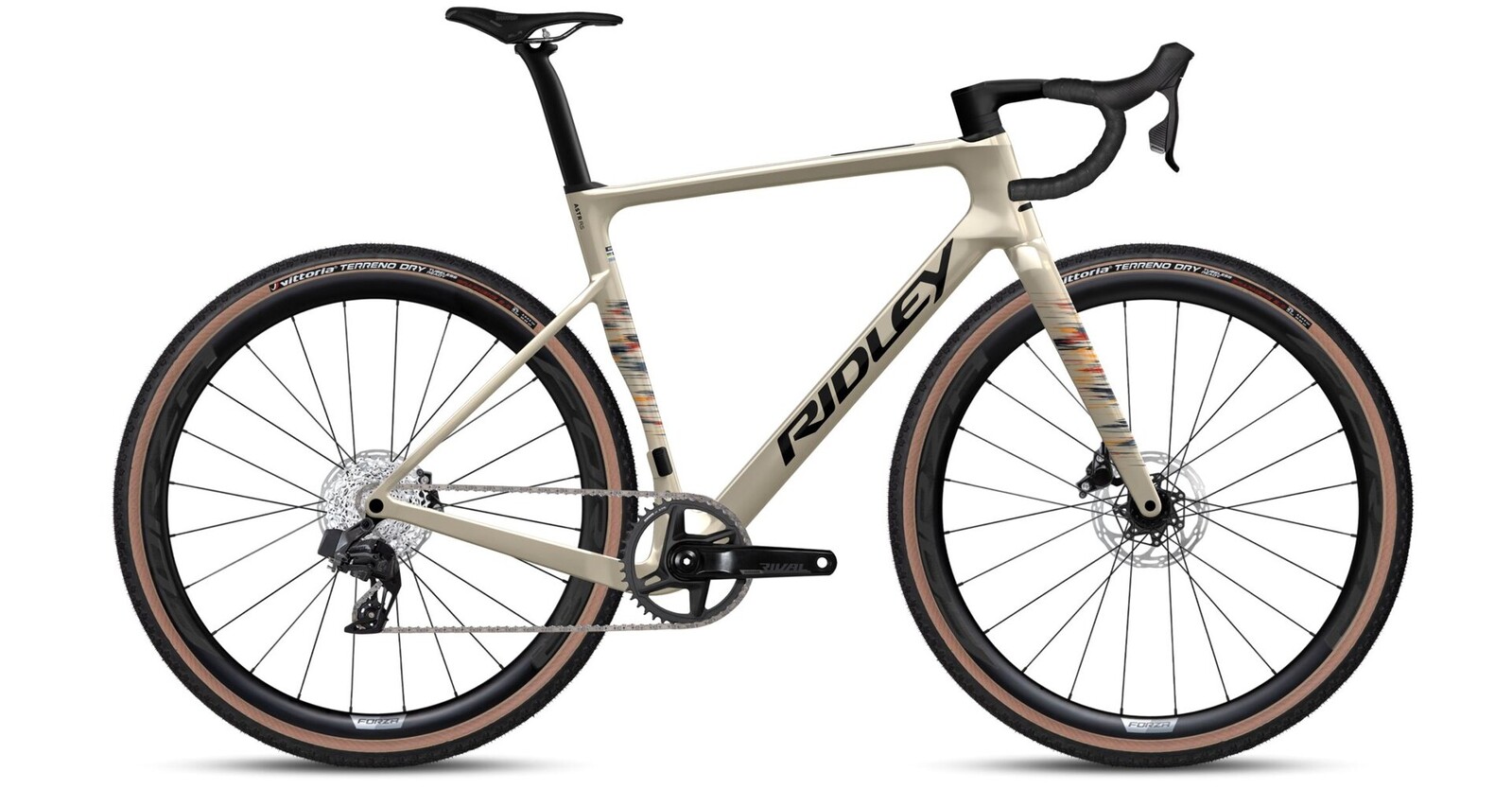 Ridley Astr RS Sram Force XPLR - Raw Sugar / Black Velikost: S