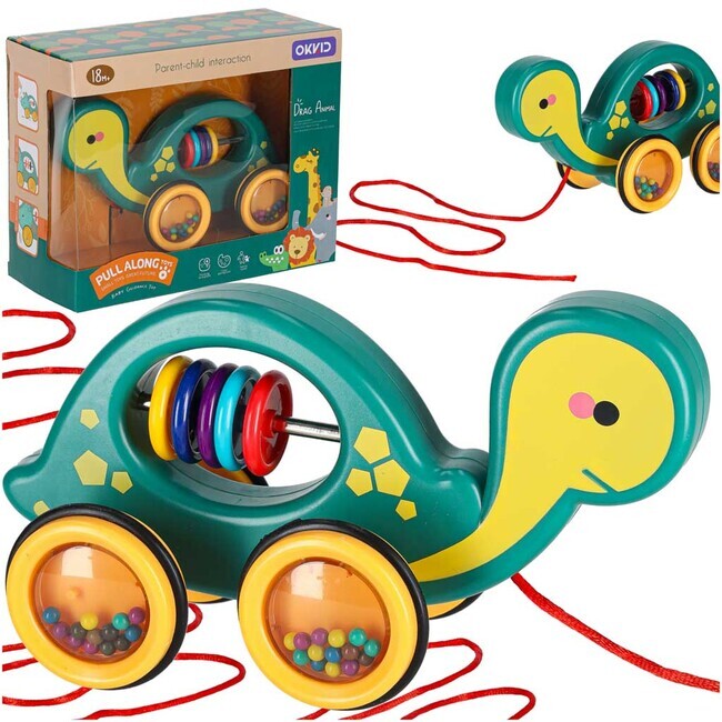 Chrastítko želva na šňůrce