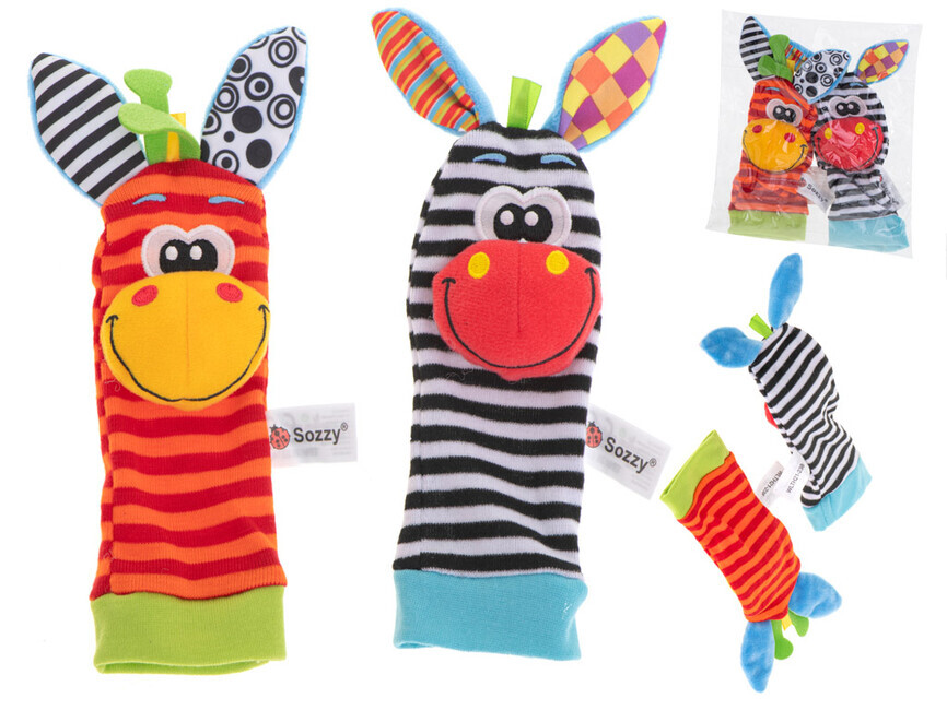 Chrastící ponožky - 2ks