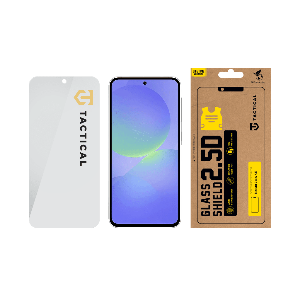 Tvrzené sklo Tactical Glass Shield 2.5D pro Samsung Galaxy A37, transparentní