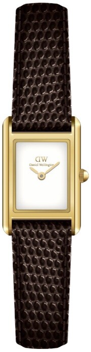 Daniel Wellington Bound Mini 17x26 Dark Brown Lizard White G DW00100904
