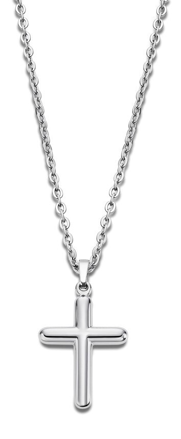 Lotus Style Pánský náhrdelník s křížkem Men in Black LS2217-1/2