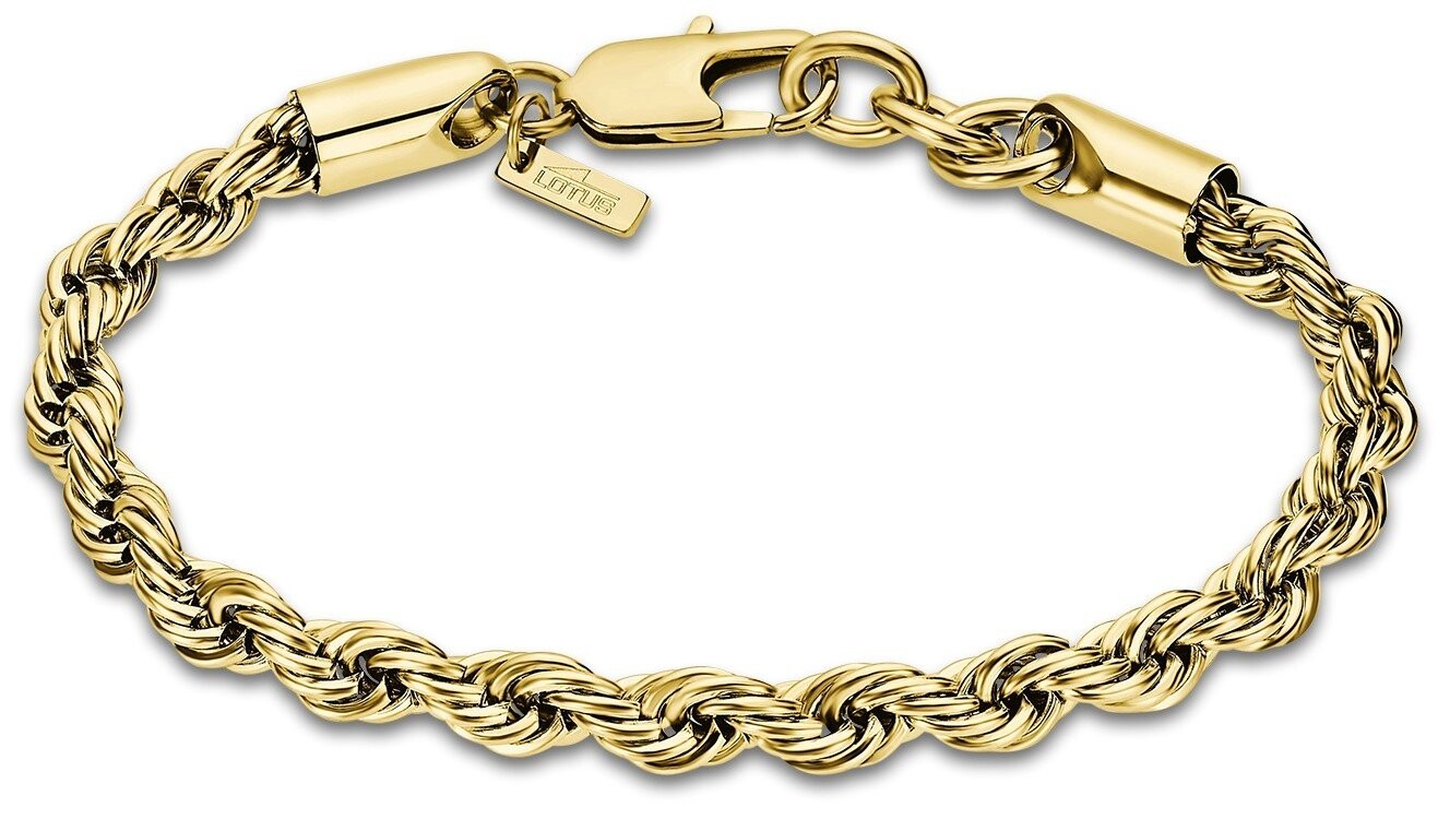 Lotus Style Pozlacený náramek z oceli Men in Black LS2233-2/2