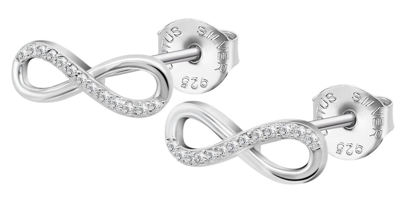 Lotus Silver Stříbrné náušnice se zirkony Nekonečno LP1872-4/3
