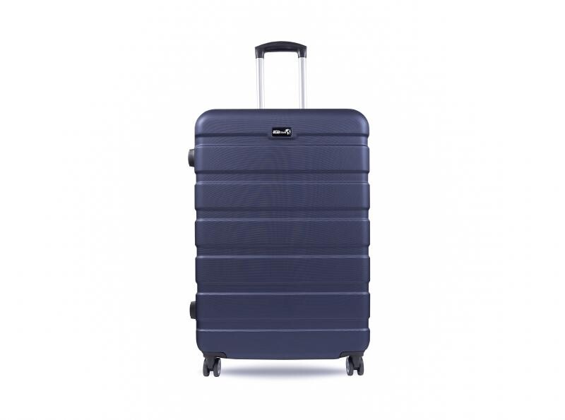 Aga Travel MR4650 L modrý cestovní kufr - prasklý