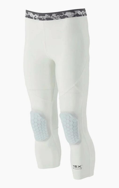 McDavid 20260 Hex Tight With Knee Pads 3/4 White
