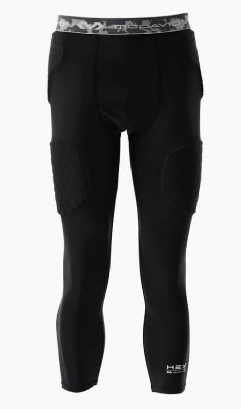 McDavid 7374 Hex Thudd 5-Pad 3/4 Tight Black