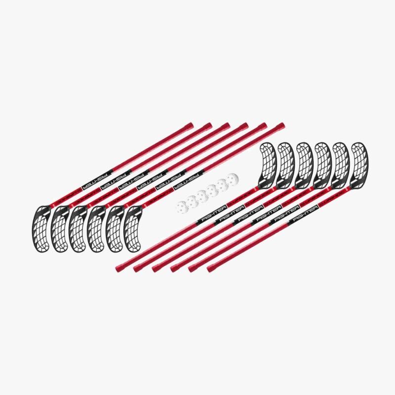 Unihoc sada holí Fighter 35 (12 holí + 6 míčků)