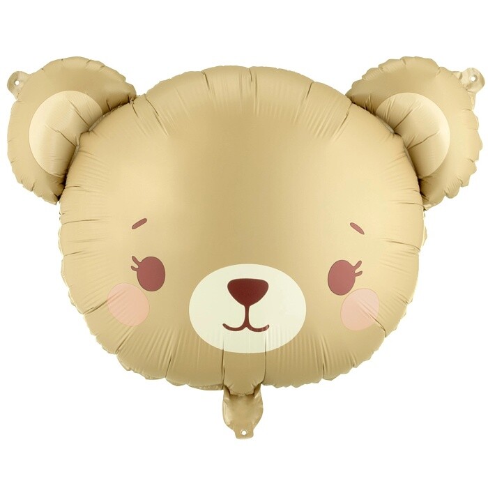 Balónek fóliový hlava medvídka 56x40 cm