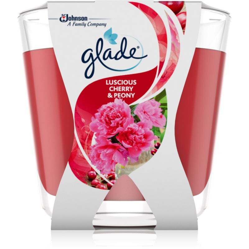 GLADE Luscious Cherry & Peony vonná svíčka 70 g
