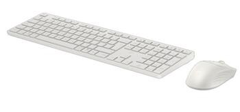 HP 495C Multi-Device Dual-Mode Mouse and Keyboard Combo White BE1M6AA