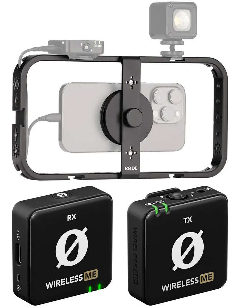 RODE Phone Cage + RODE bezdrátový set Wireless ME