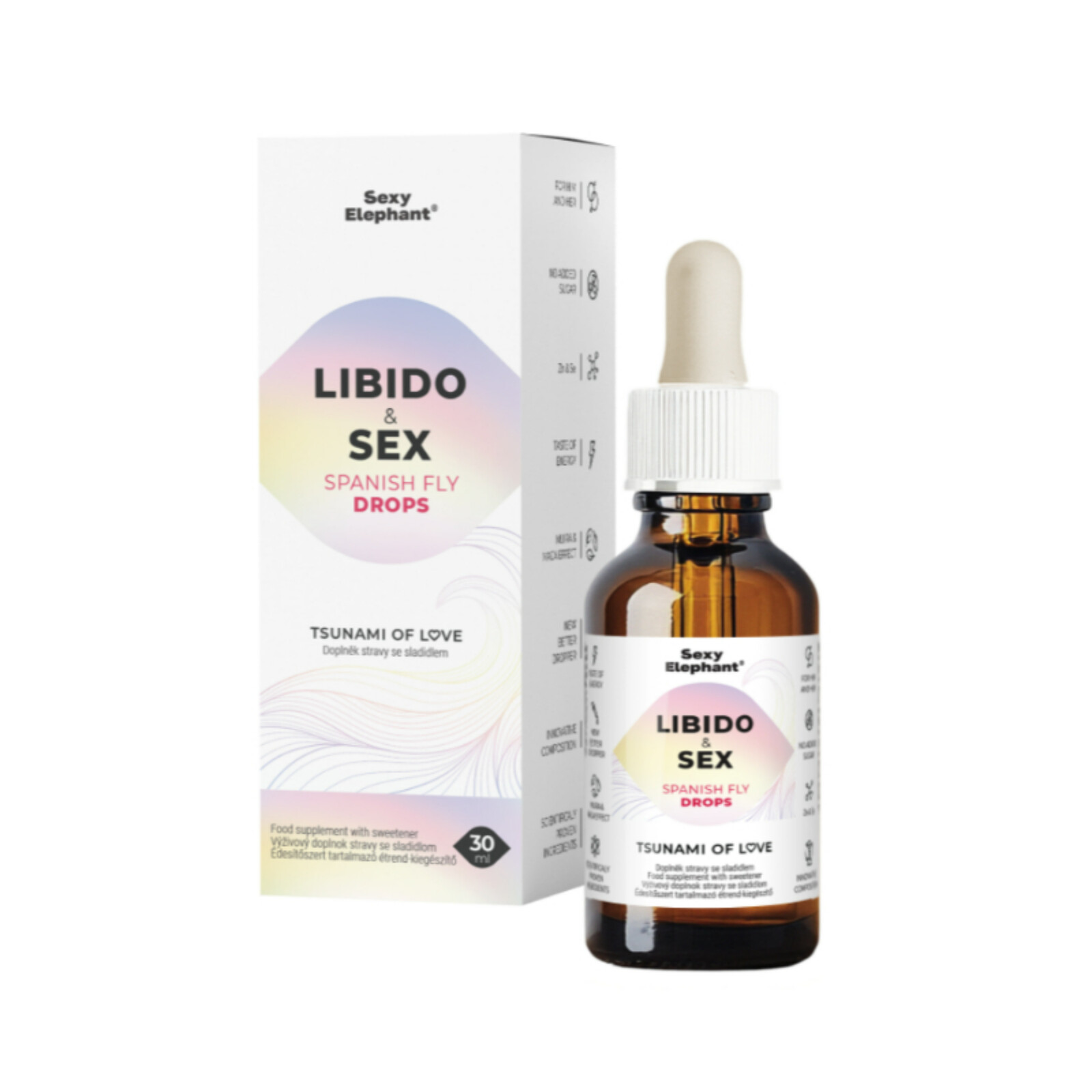 Sexy Elephant Španělské mušky Tsunami of Love 30 ml