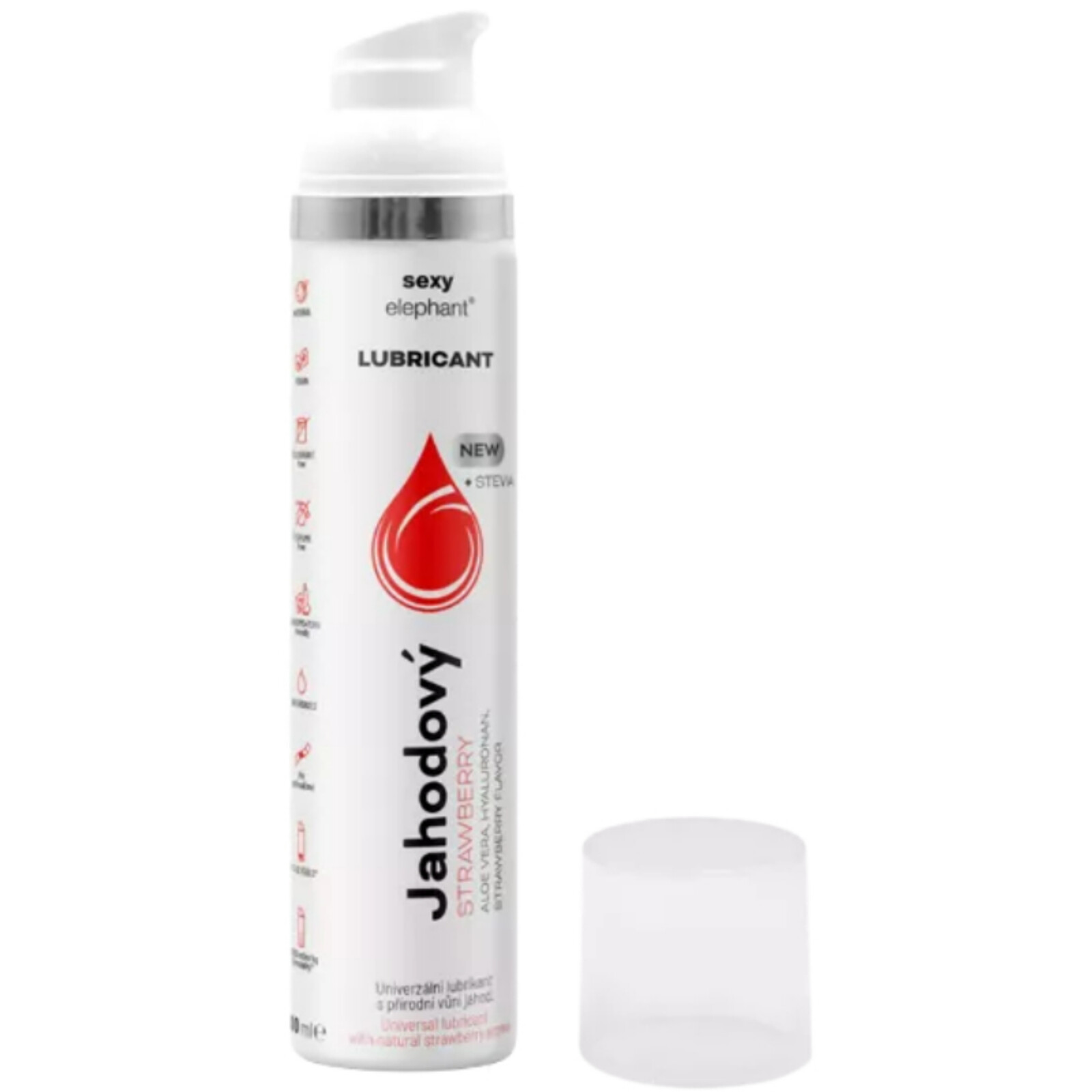 Sexy Elephant Jahodový lubrikační gel 100 ml