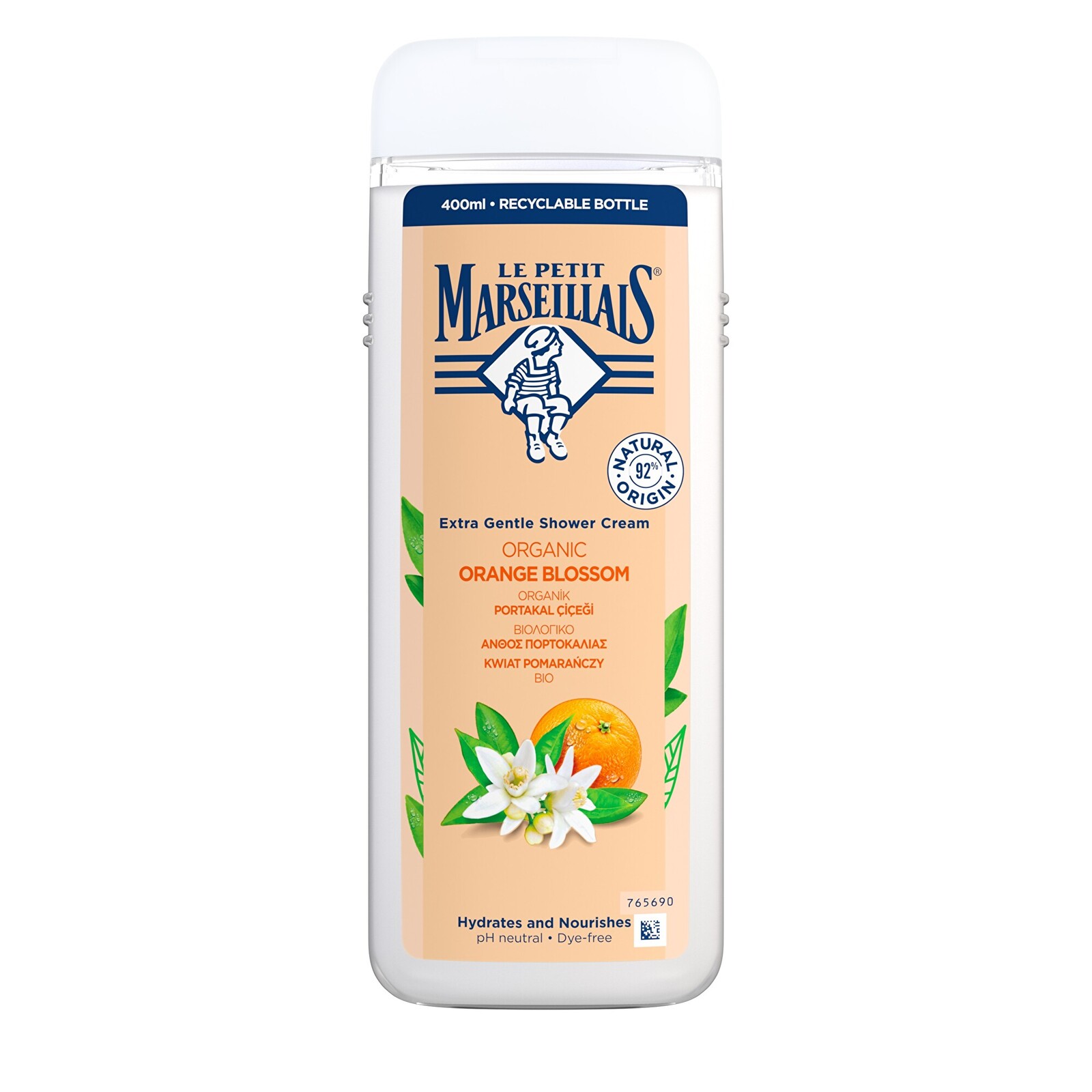 Le Petit Marseillais Krémový sprchový gel Bio Orange Blossom 400 ml