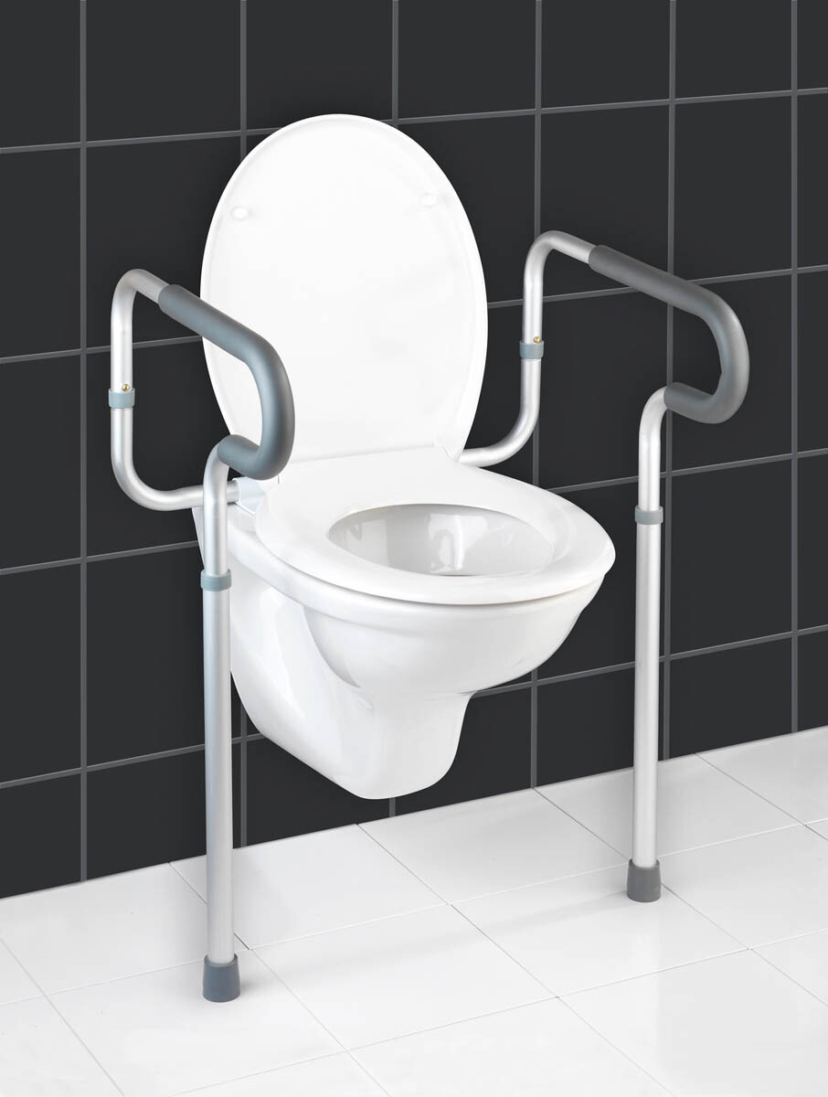 WENKO Bezpečnostní madla k WC s nastavitelnou výškou Secura