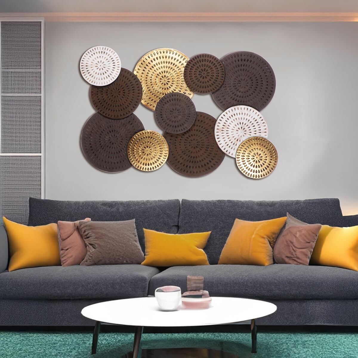 Kovová nástěnná dekorace Tobago