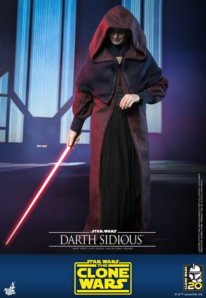 Hot Toys | Star Wars The Clone Wars - sběratelská figurka Darth Sidious 29 cm