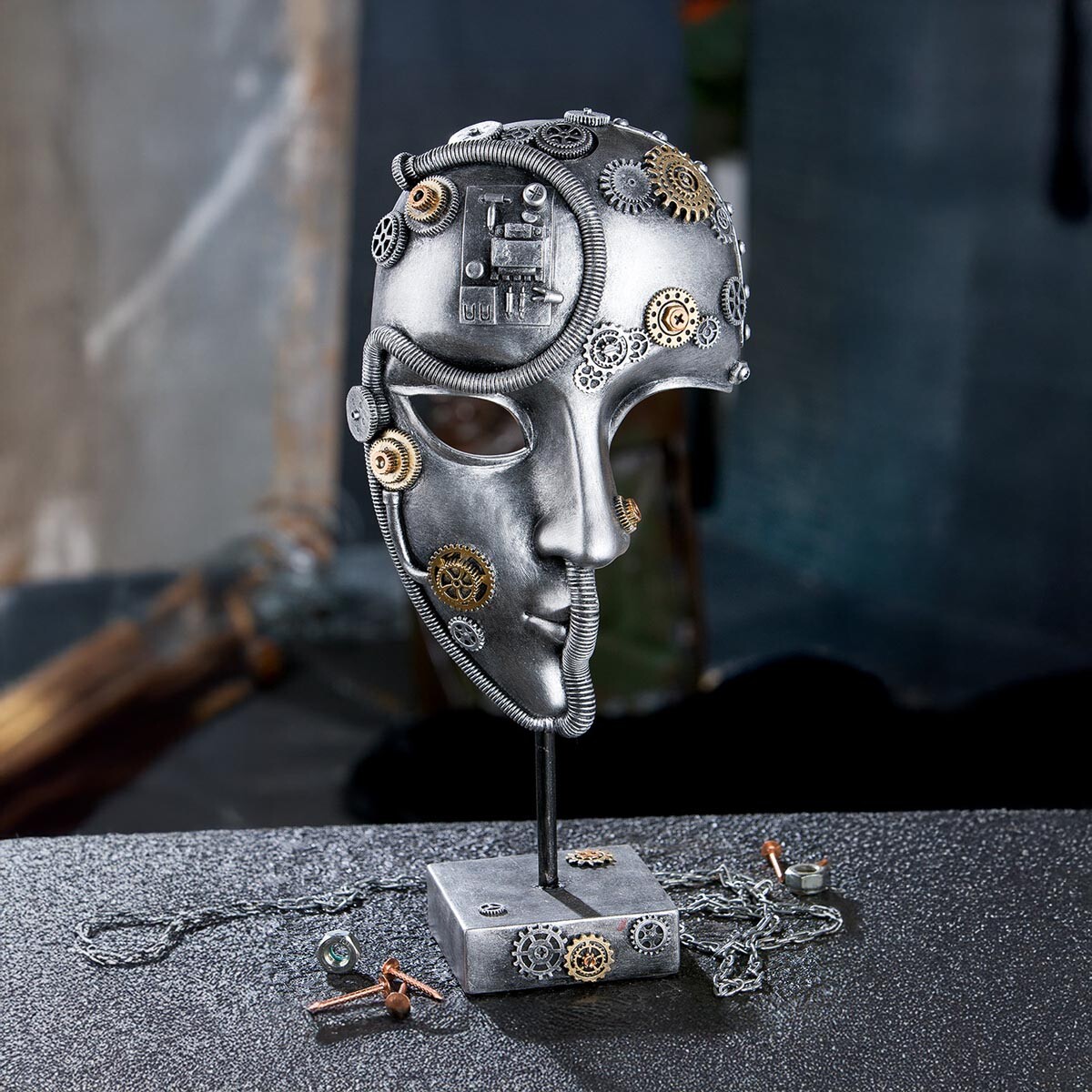 Soška Steampunk Tvář
