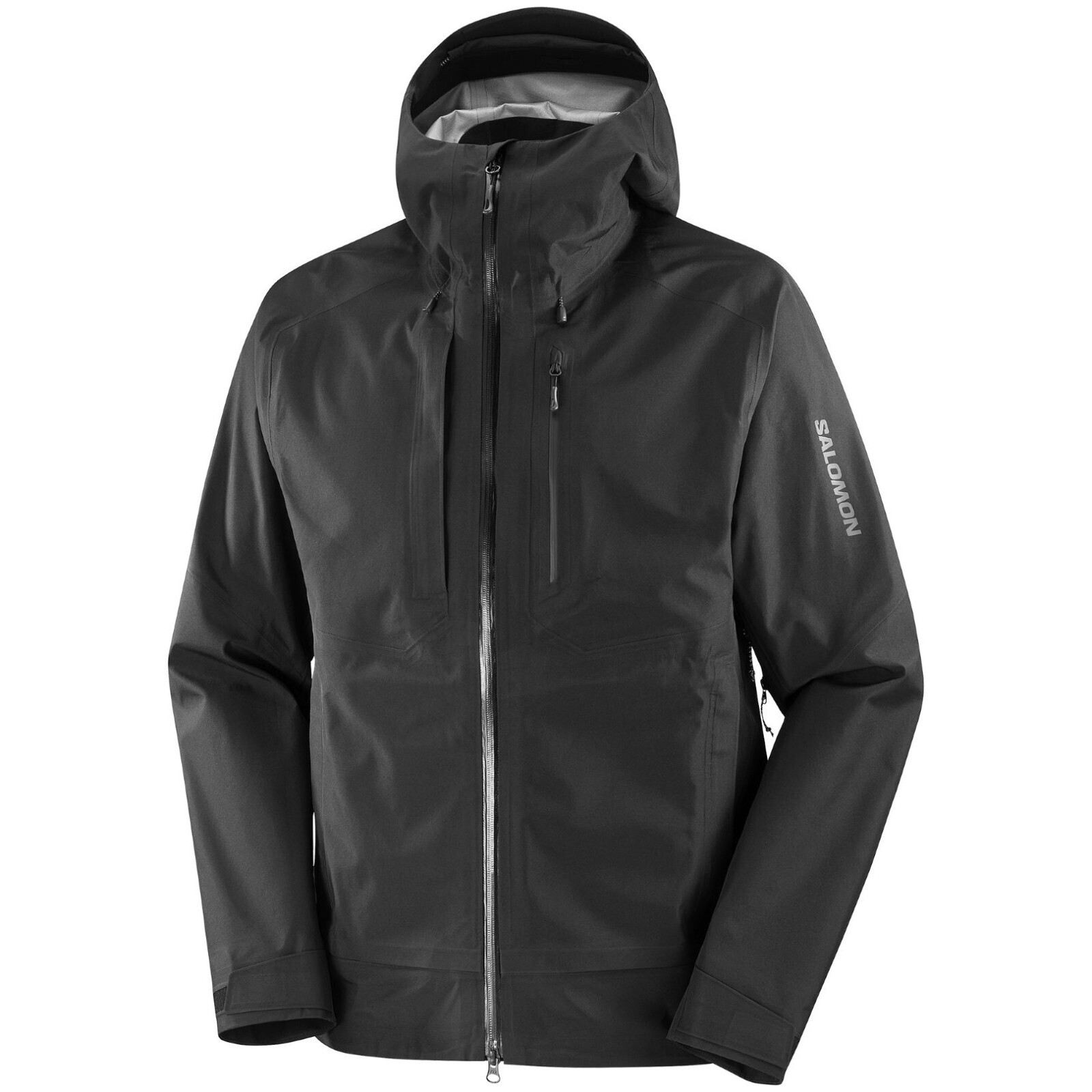 Pánská bunda Salomon Outwind FZ Jacket M Velikost: L / Barva: černá