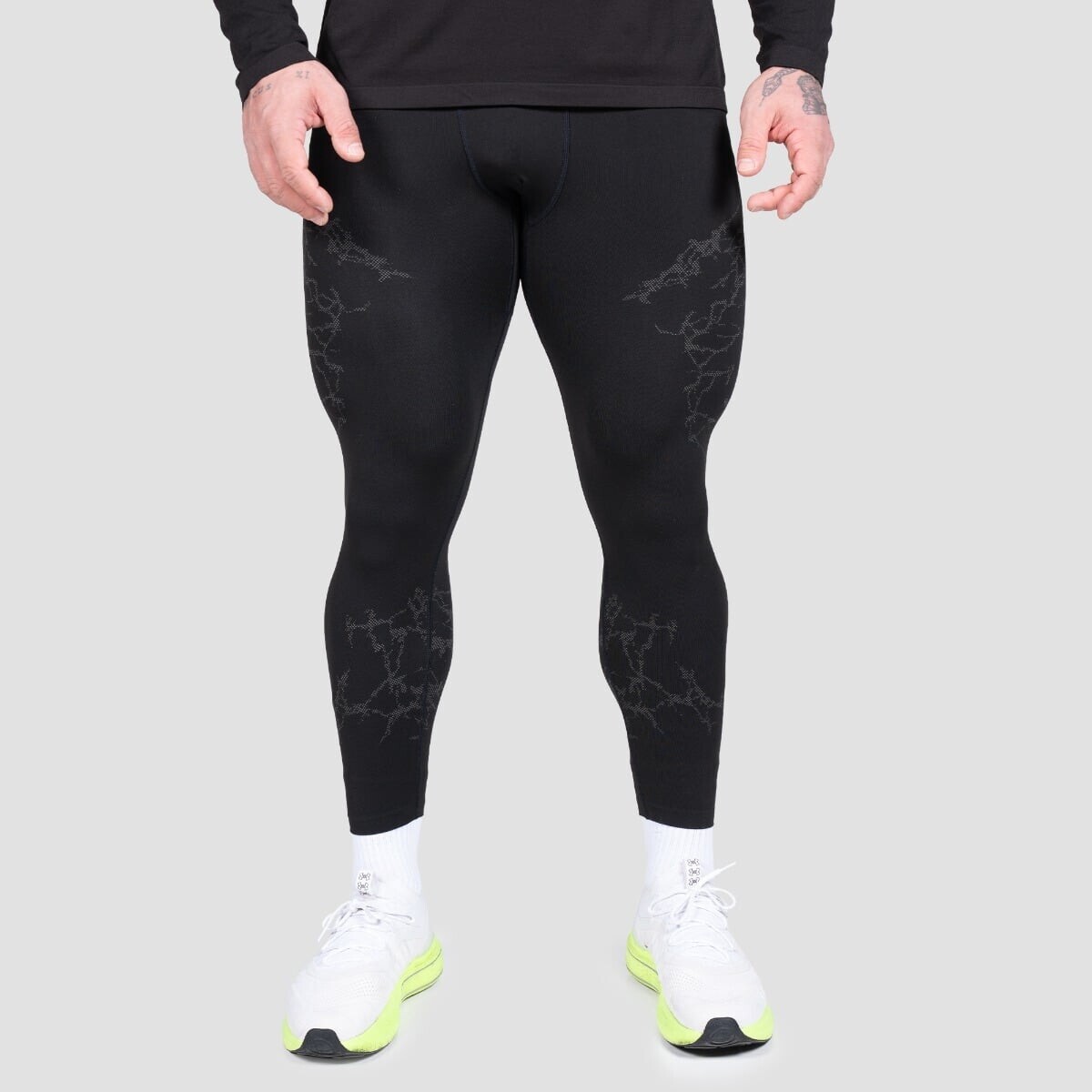 GymBeam Seamless legíny Static Black