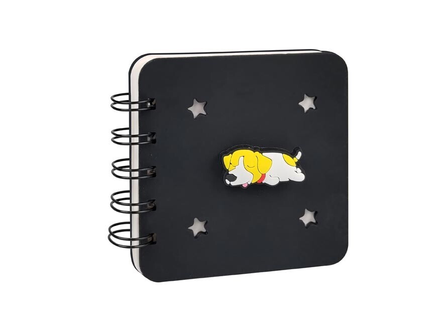 MFP 7510205 Gifty - Silikonový bloček černý + 1 pin zdarma