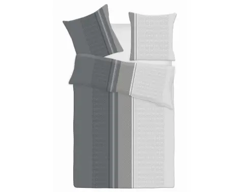 Povlečení Matilde, šedo-bílé