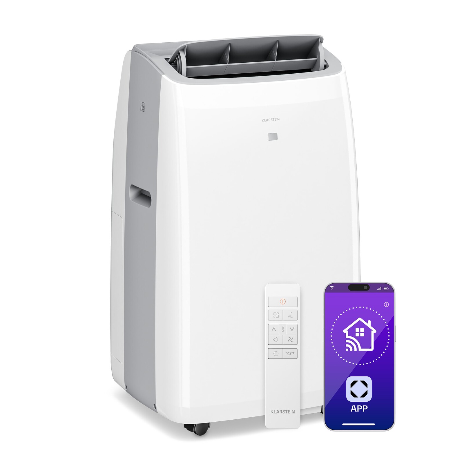 Klarstein Mobilní klimatizace Grandbreeze  | 16000 BTU | 40 cm | 82 m² | Energetická třída A