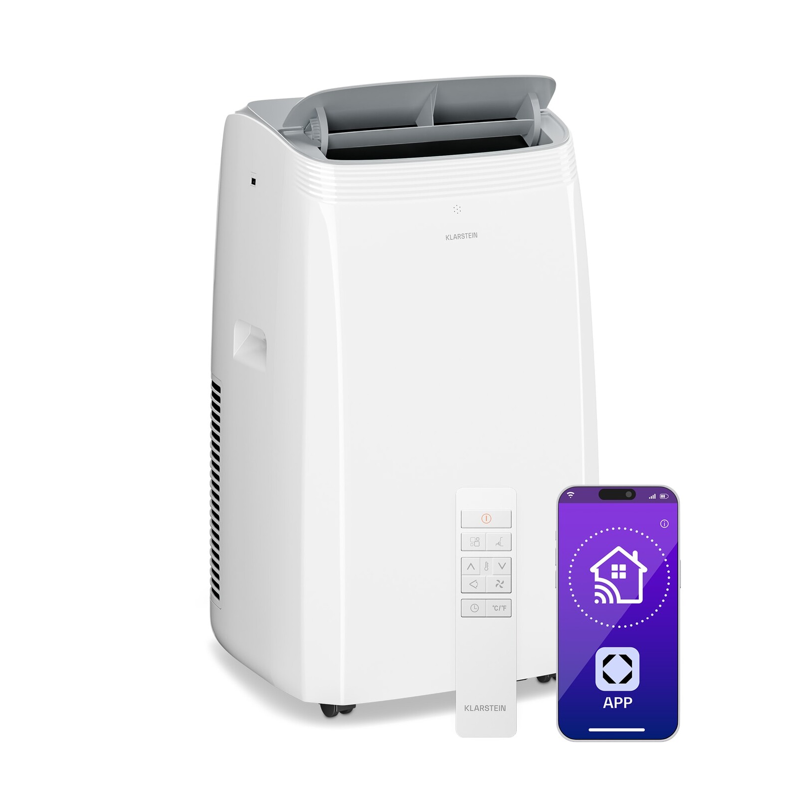 Klarstein Mobilní klimatizace Grandbreeze  | 14000 BTU | 42 cm | 65 m² | Energetická třída A+
