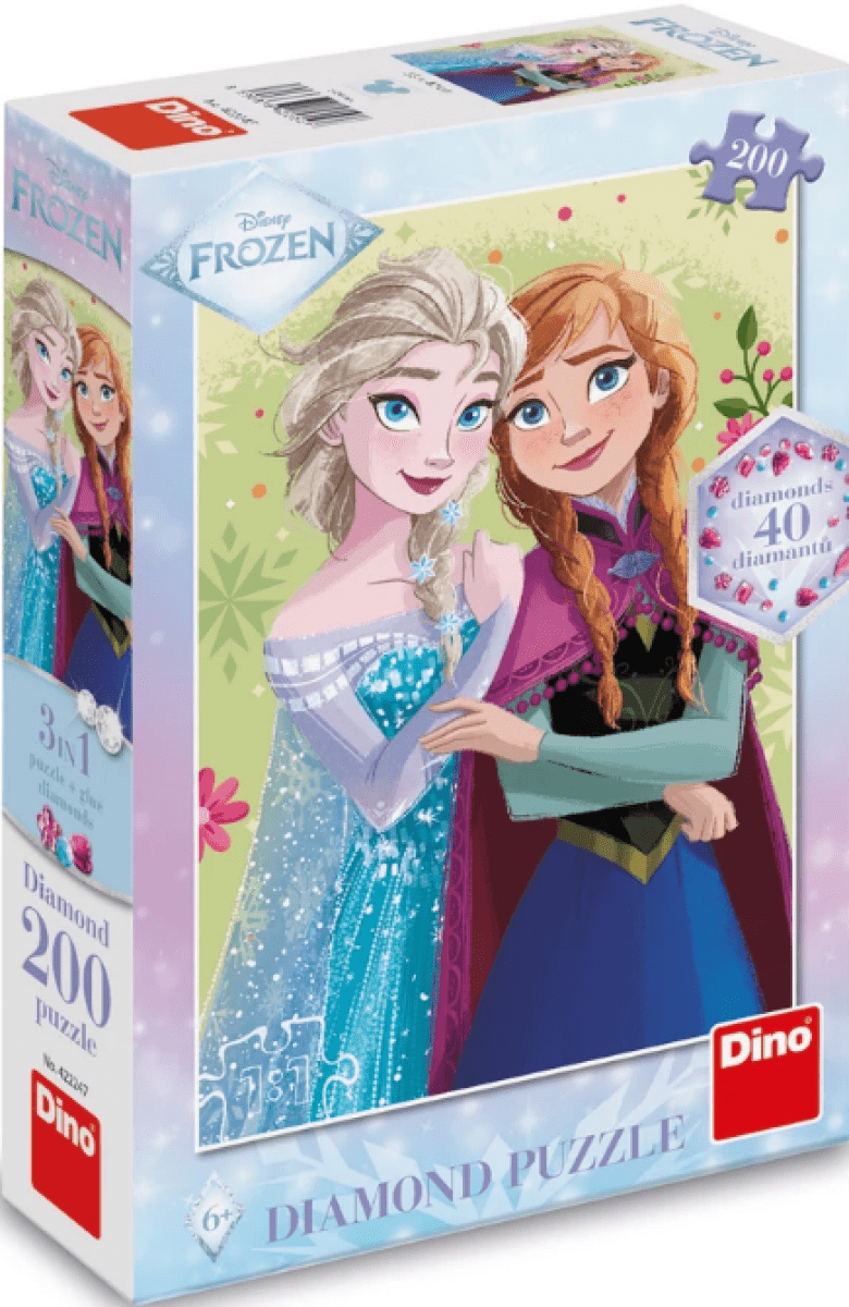 Puzzle Frozen: Jarní portrét 200 dílků diamond - -