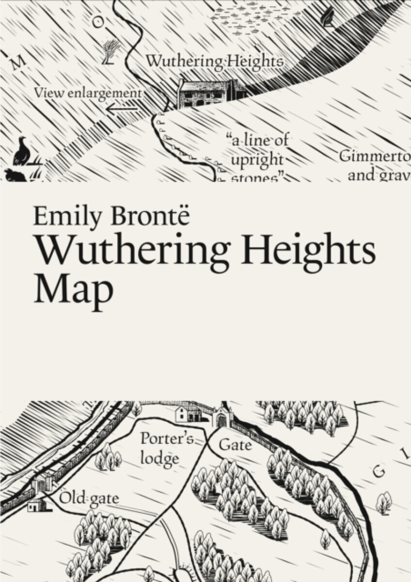 Emily Bronte, Wuthering Heights Map - Emily Brontëová
