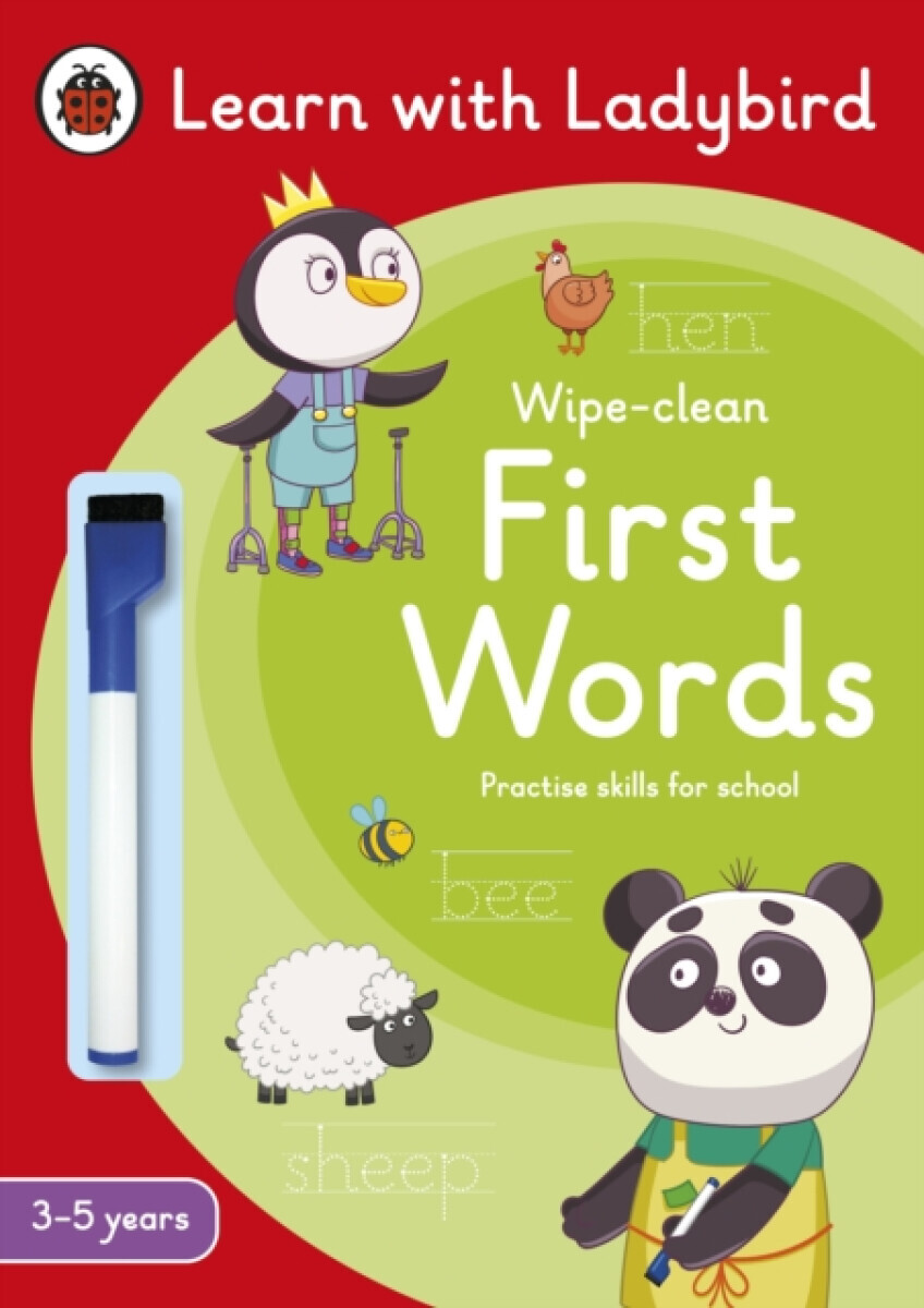 First Words: A Learn with Ladybird Wipe-Clean Activity Book 3-5 years - Ladybird