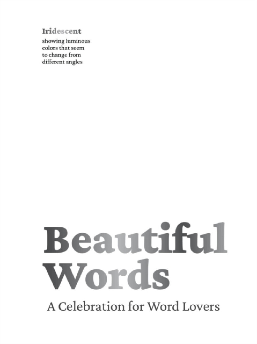Beautiful Words - Editors of Cider Mill Press