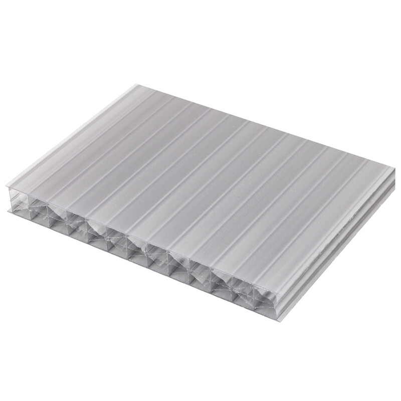 Deska polykarbonátová dutinková MULTICLEAR 16 5X SC 2UV grey 345×1 106 mm