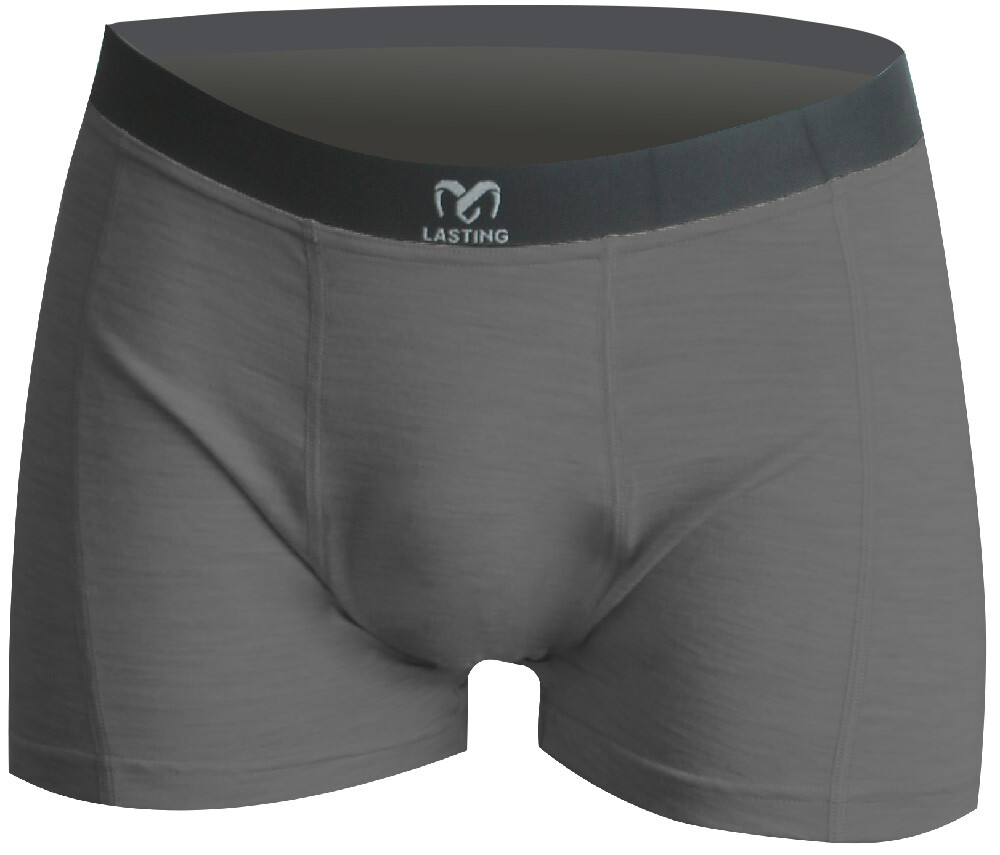 Lasting pánské merino boxerky BOKO 8400 šedé Velikost: L
