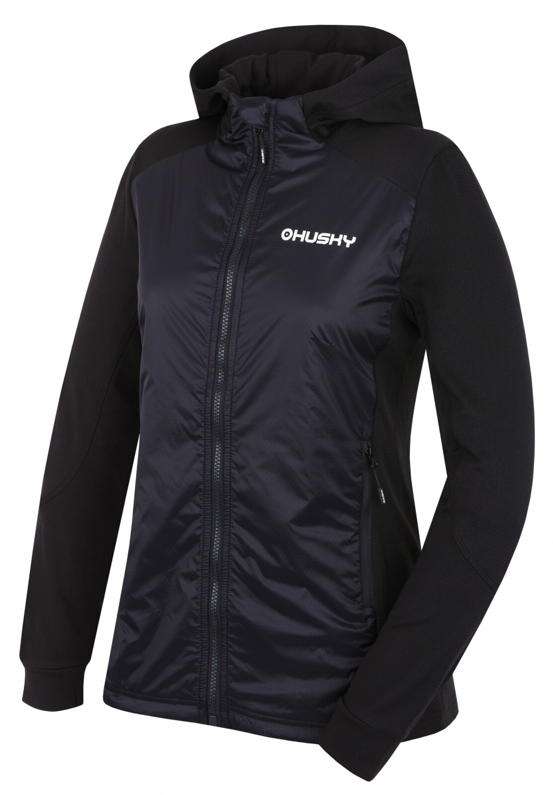 Husky Dámská mikina na zip Any L black Velikost: L