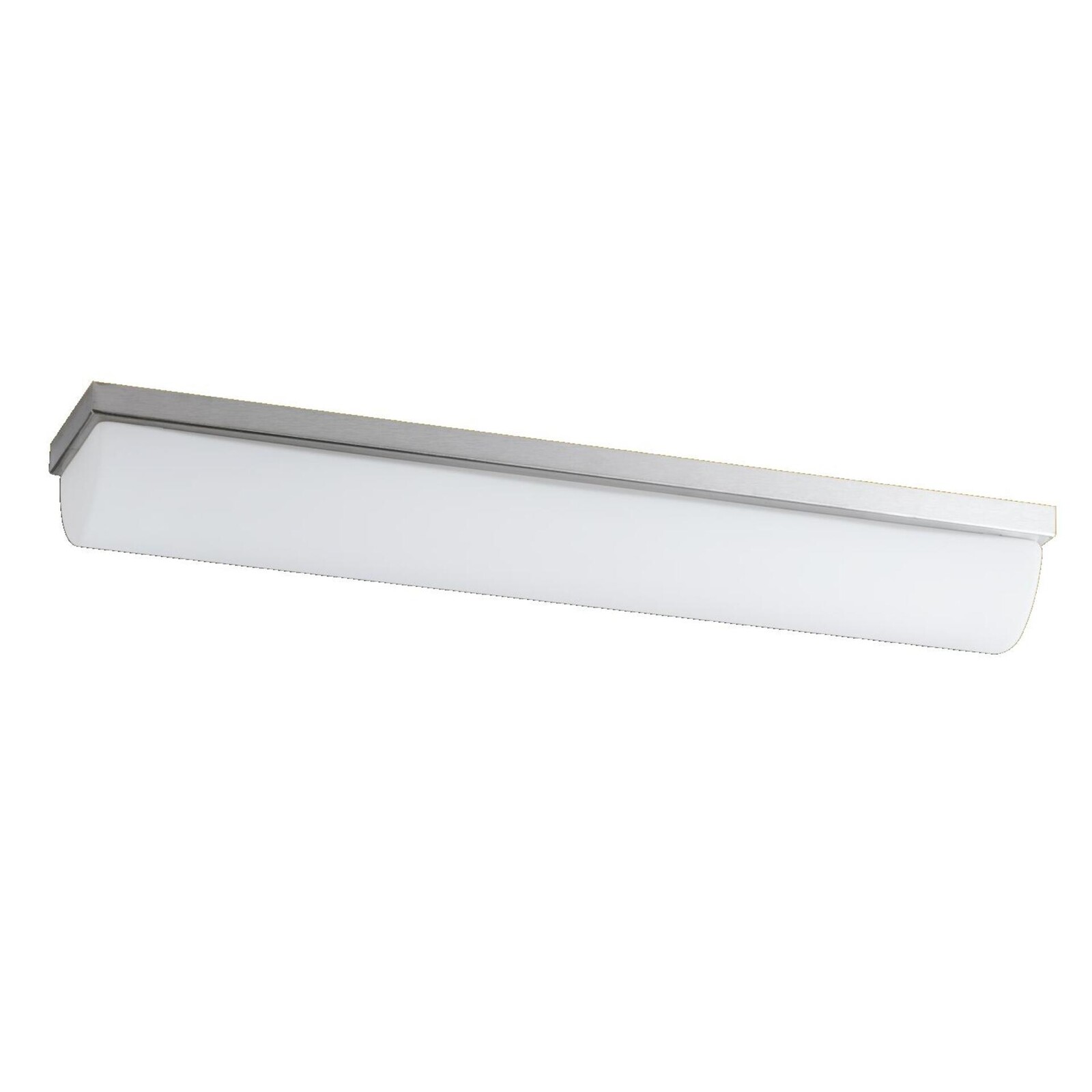 OSMONT SYL51423 SYLVIA 1 X15 stropní/nástěnné skleněné svítidlo nerez broušená / bílá IP44 3000 K 18W LED
