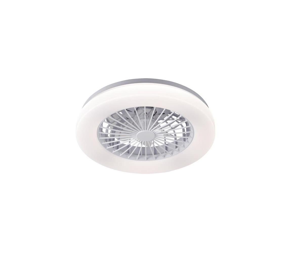 LED Stm stropní svítidlo s látorem VENTELUX LED/24W/230V stříbrná + DO 004592