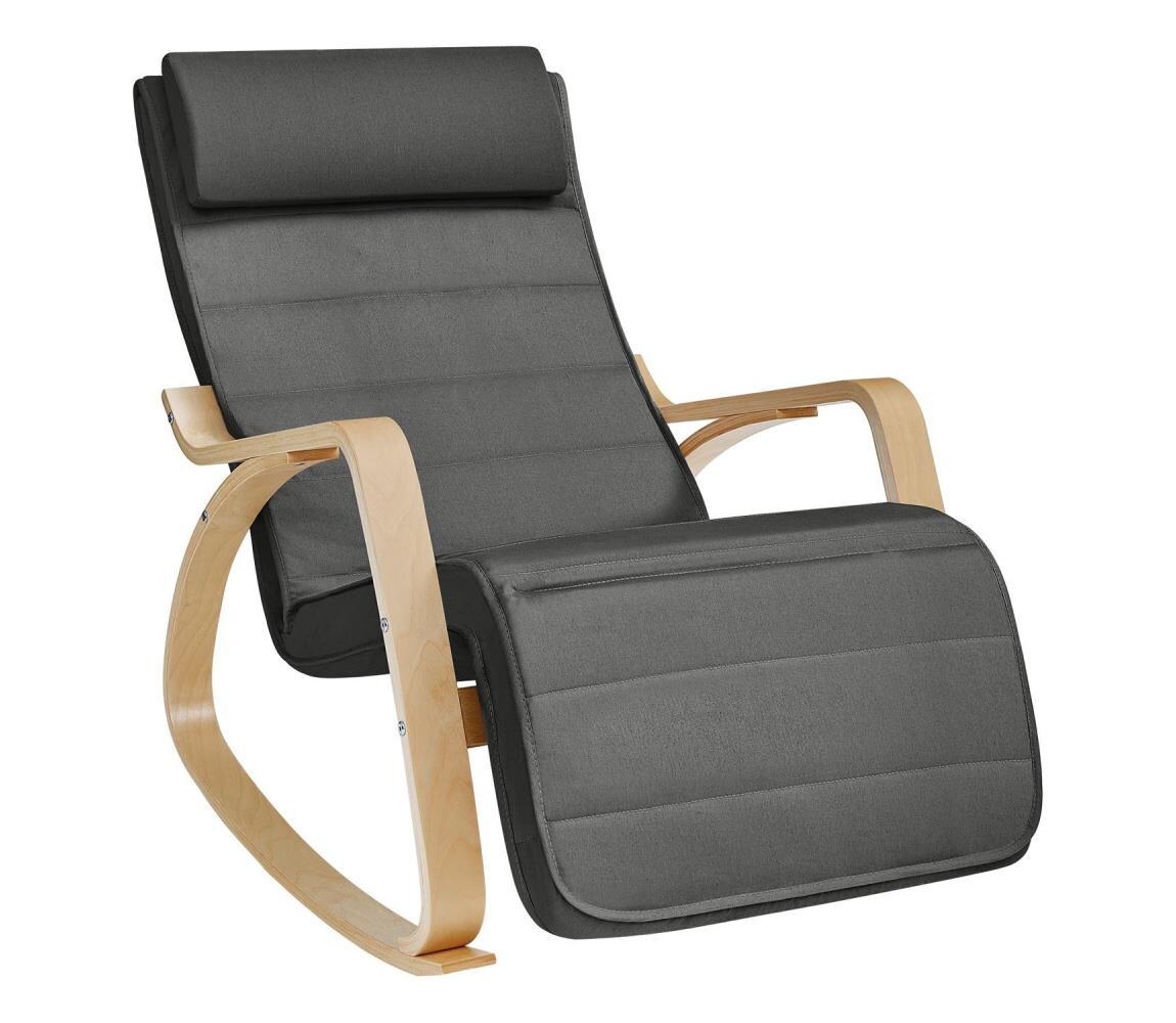 Houpací křeslo RESTLY tmavě šedá LYY10G