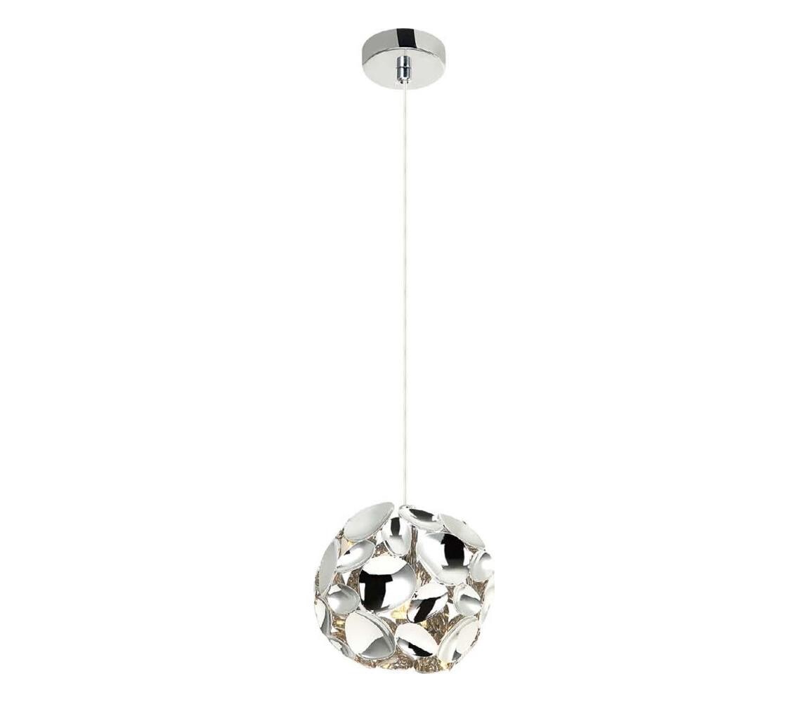 Open Design OR80179 - Lustr na lanku CARERA 1xG9/7W/230V pr. 15 cm lesklý chrom OR80179