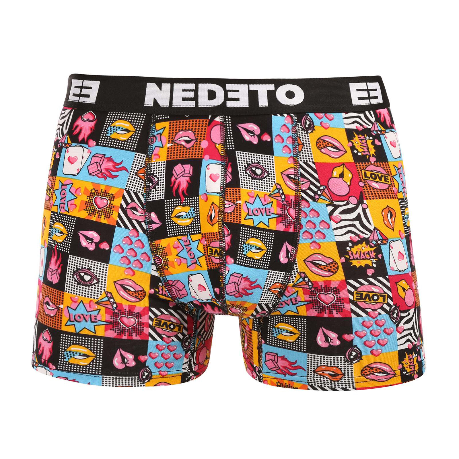 Pánské boxerky Nedeto vícebarevné (1NBVL03) L, trenky / trenýrky