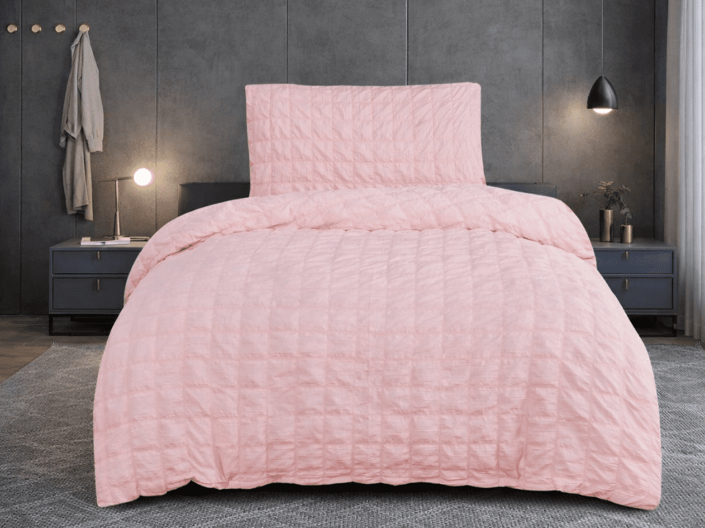 Jahu Krepové povlečení 140x200 + 70x90 cm - Naomi růžová