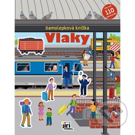 Samolepková knižka: Vlaky - Jiri Models SK
